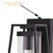 Vaxcel Nash 6.5-in Black Outdoor Modern Wall Lantern, Dusk to Dawn Photocell, 1-Light Wall Lamp Sconce with Clear Seeded Glass T0585 - alternate 8